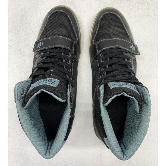 Original Penguin by Munsingwear Cirrus HI-Top Shoes Black Mens Size 12 PCIR200-5 - Picture 12 of 14